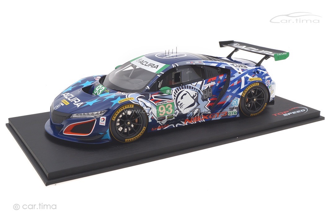 Acura NSX GT3 IMSA Watkins Glen 2017 Statue of Liberty TopSpeed 1:18 TS0271 Acura NSX GT3 IMSA Watkins Glen 2017 Statue of Liberty TopSpeed 1:18 TS0271
