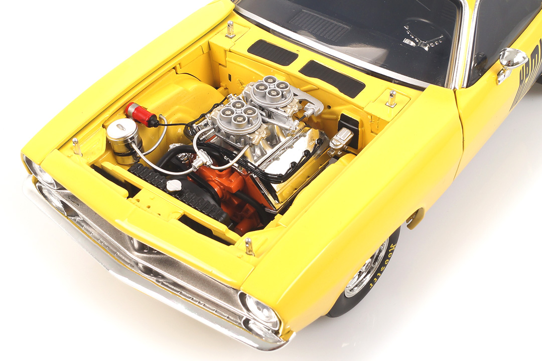 Plymouth Drag Cuda 1972 gelb ACME 1:18 A1806118 Plymouth Drag Cuda 1972 gelb ACME 1:18 A1806118