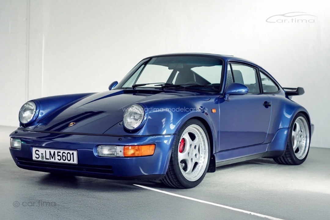 Porsche 911 (964) Turbo 3.6 Kobaltblau met. GT Spirit 1:12 GT1028
