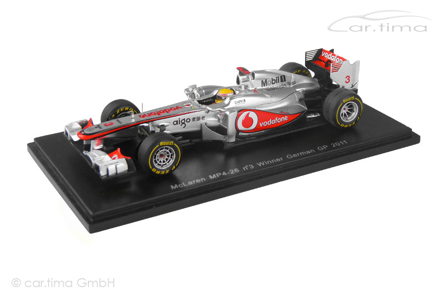 McLaren MP4-26 German GP 2011 Lewis Hamilton Spark 1:43 S3030
