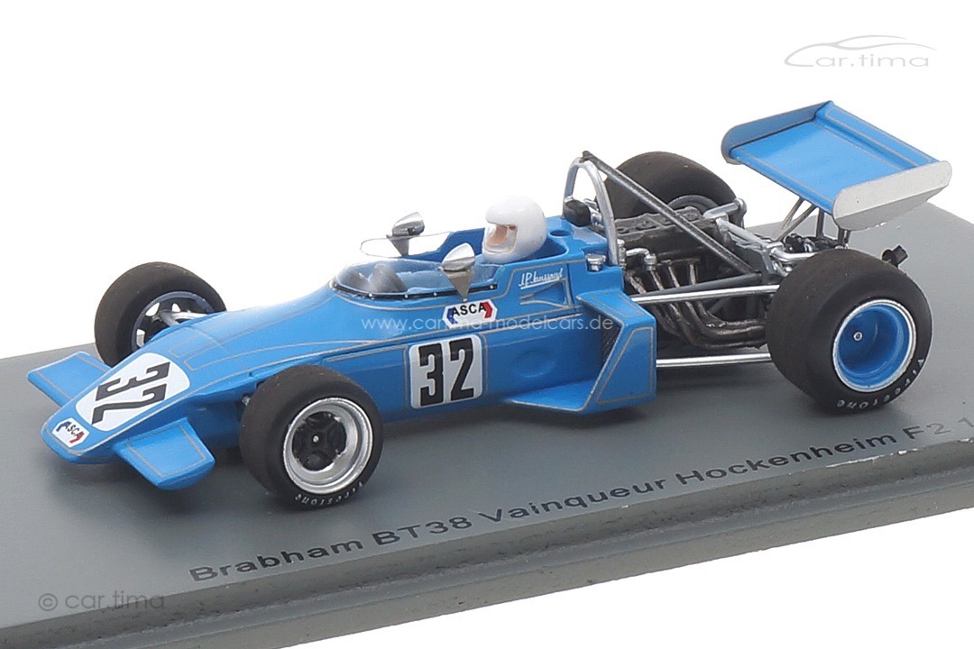 Brabham BT38 Vainqueur Hockenheim F2 1972 Jean-Pierre Jaussaud Spark 1:43 SF241