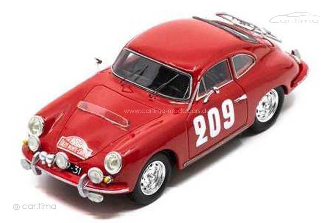 Porsche 356B T5 1600 Rallye Monte Carlo 1962 Dooijes/Slotemaker Spark 1:43 S6142