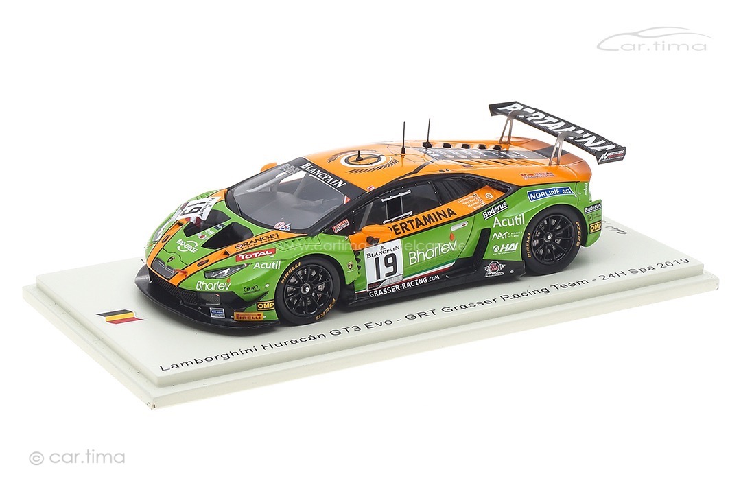 Lamborghini Huracán GT3 Evo 24h Spa 2019 Amici/Mauron/Santamato Spark 1:43 SB315 Lamborghini Huracán GT3 Evo 24h Spa 2019 Amici/Mauron/Santamato Spark 1:43 SB315