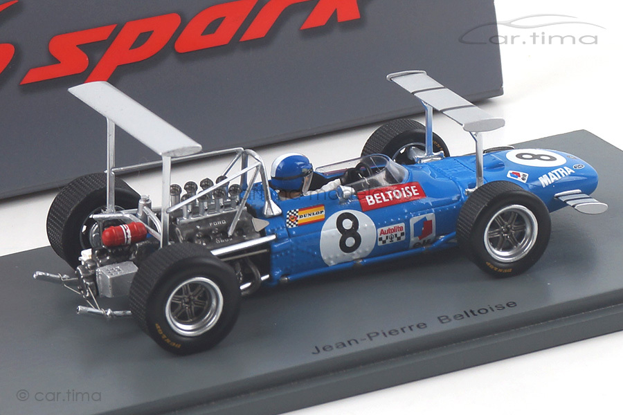 Matra MS10 GP Südafrika 1969 Jean-Pierre Beltoise Spark 1:43 S5382