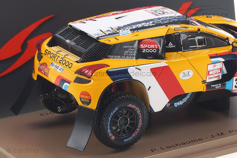 Peugeot 3008 DKR Dakar Rallye 2019 Lachaume/Polato Spark 1:43 S5628 Peugeot 3008 DKR Dakar Rallye 2019 Lachaume/Polato Spark 1:43 S5628