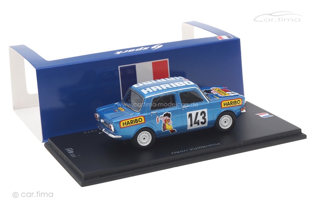 Simca Rallye 2 Course de Côte St. Antonin 1975 Henri Vuillermoz Spark 1:43 SF204