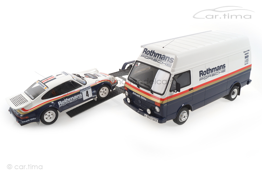 Set Rothmans Porsche 911 SC/VW LT35 Winner 1000 Pistes 1984 inkl. Rothmans Decals