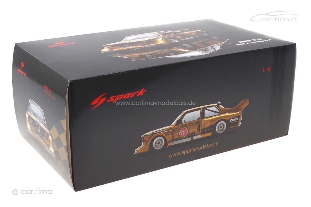 BMW 320 DRM Norisring 1977 Jörg Obermoser Spark 1:18 18S389 BMW 320 DRM Norisring 1977 Jörg Obermoser Spark 1:18 18S389