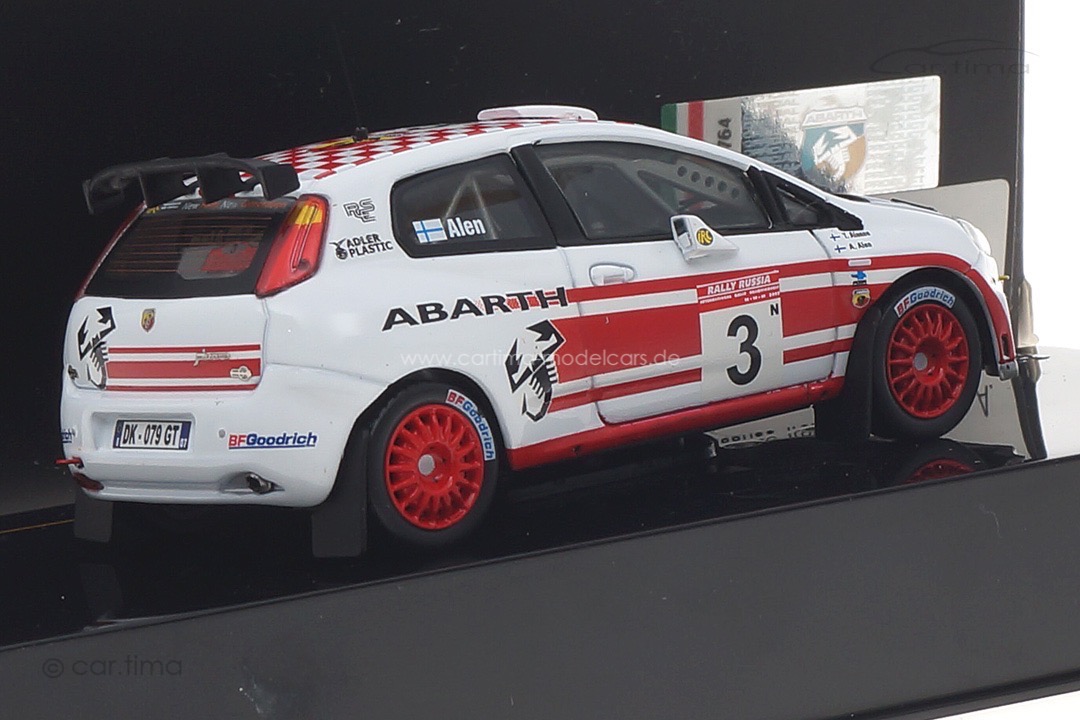 Fiat Punto S2000 Rallye Russia 2007 Alen/Alanne IXO 1:43 RAM289 Fiat Punto S2000 Rallye Russia 2007 Alen/Alanne IXO 1:43 RAM289