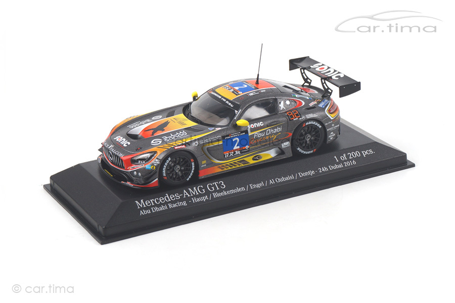 Mercedes-Benz AMG GT3 24h Dubai 2016 Bleekemoelen/Haupt/Engel Minichamps 1:43 437163002