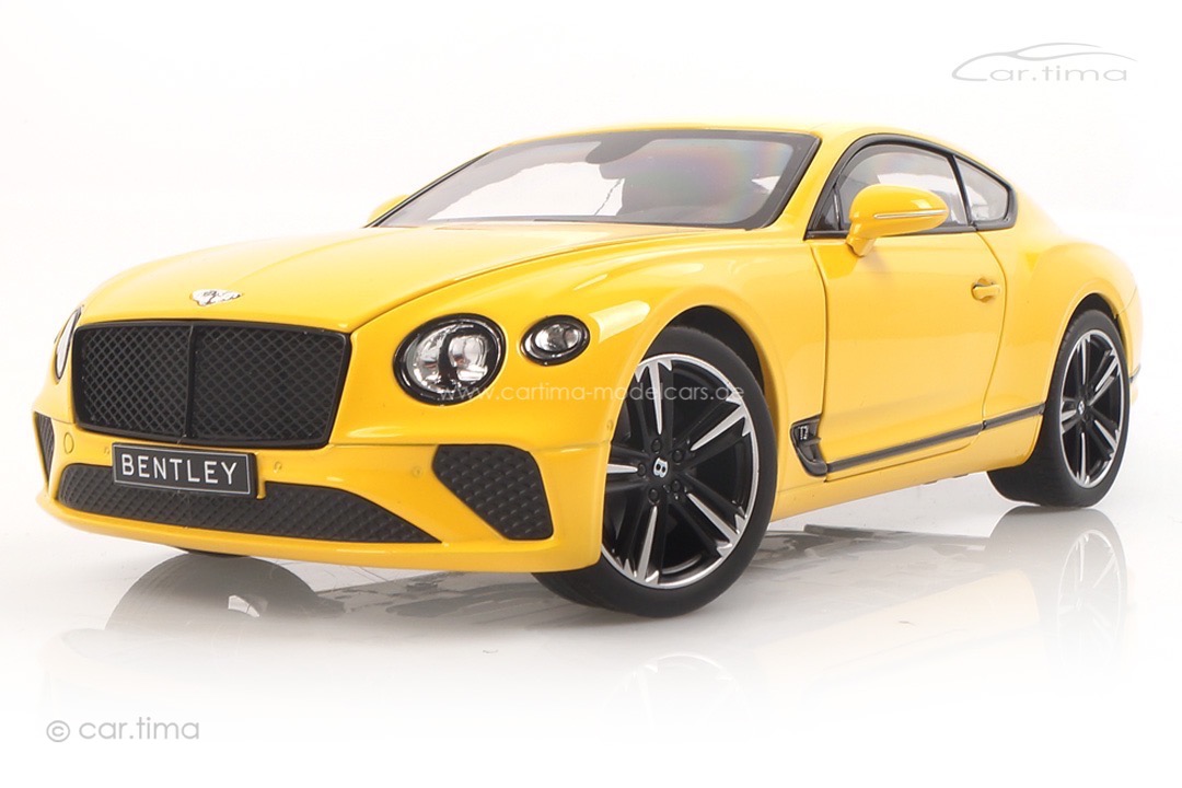 Bentley Continental GT 2018 Monaco Yellow Norev 1:18 182786