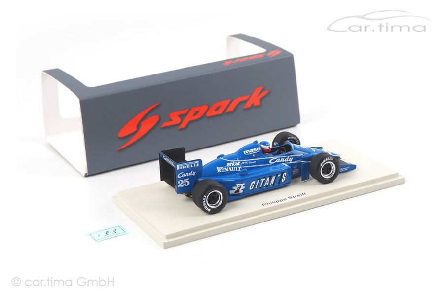 Ligier JS25 GP Australien 1985 Philippe Streiff Spark 1:43 S3974 Ligier JS25 GP Australien 1985 Philippe Streiff Spark 1:43 S3974