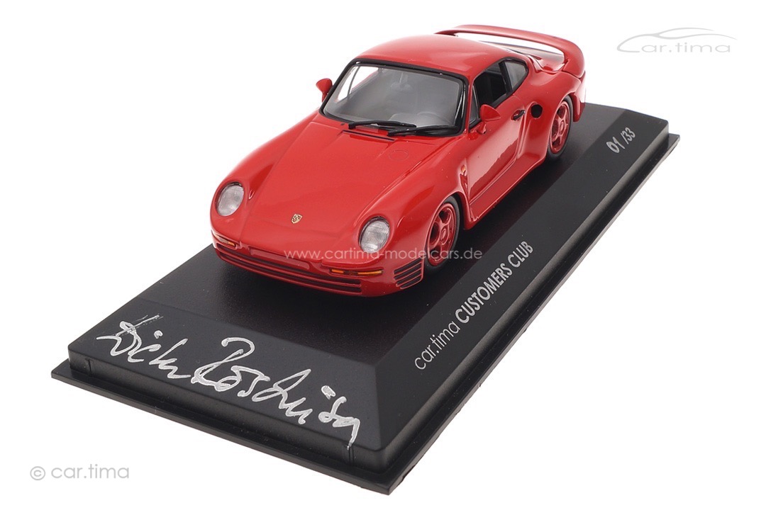 Porsche 959 car.tima CUSTOMERS CLUB Originalsignatur Dieter Röscheisen car.tima CUSTOMIZED 1:43 Porsche 959 car.tima CUSTOMERS CLUB Originalsignatur Dieter Röscheisen car.tima CUSTOMIZED 1:43