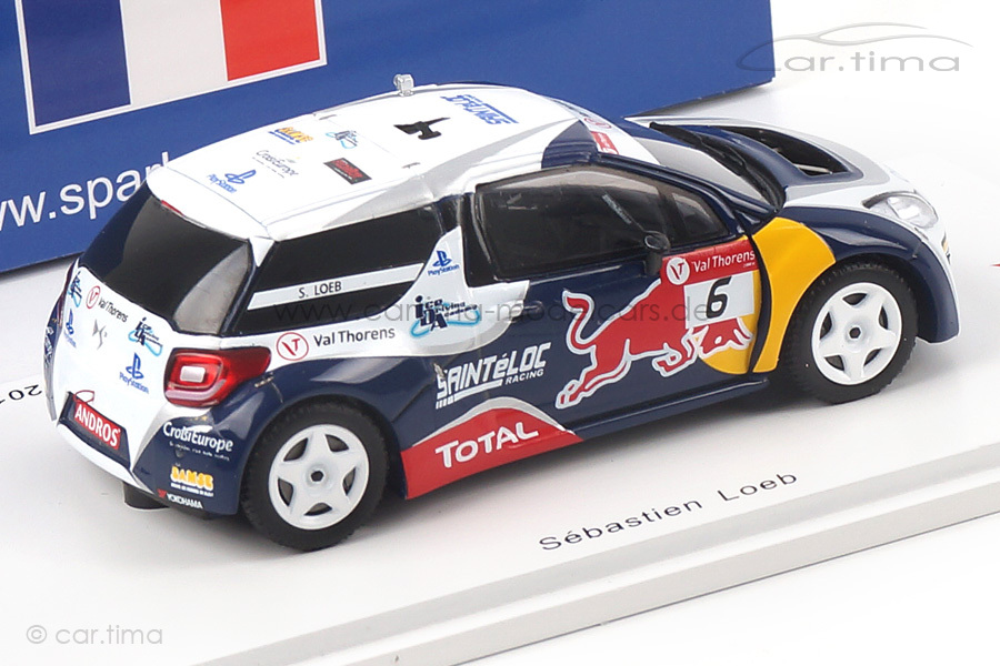 Citroen DS3 Trophée Andros Sébastien Loeb Spark 1:43 SF085 Citroen DS3 Trophée Andros Sébastien Loeb Spark 1:43 SF085
