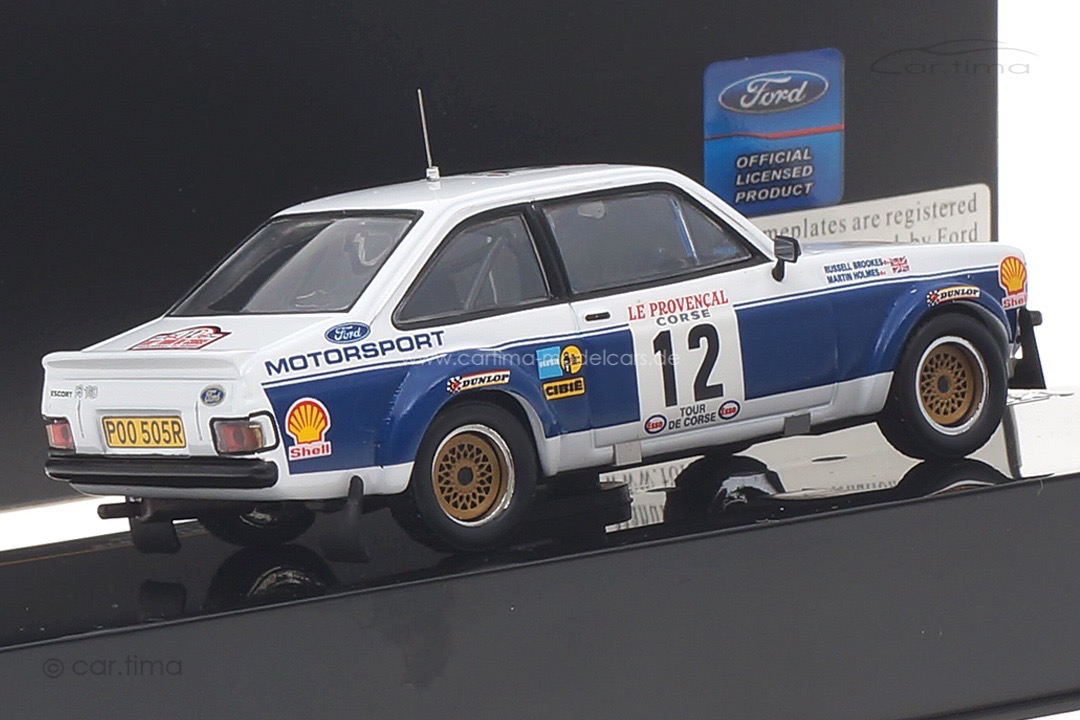 Ford Escort MK II RS 1800 Tour de Corse 1977  Brookes / Holmes IXO 1:43 RAC138
