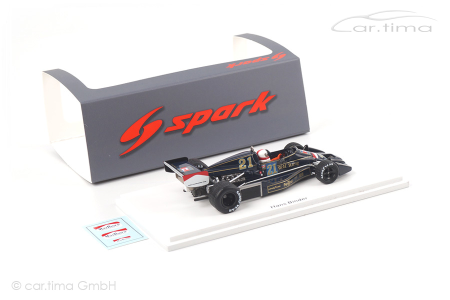 Williams FW05 GP Japan 1976 Hans Binder Spark 1:43 S4048 Williams FW05 GP Japan 1976 Hans Binder Spark 1:43 S4048