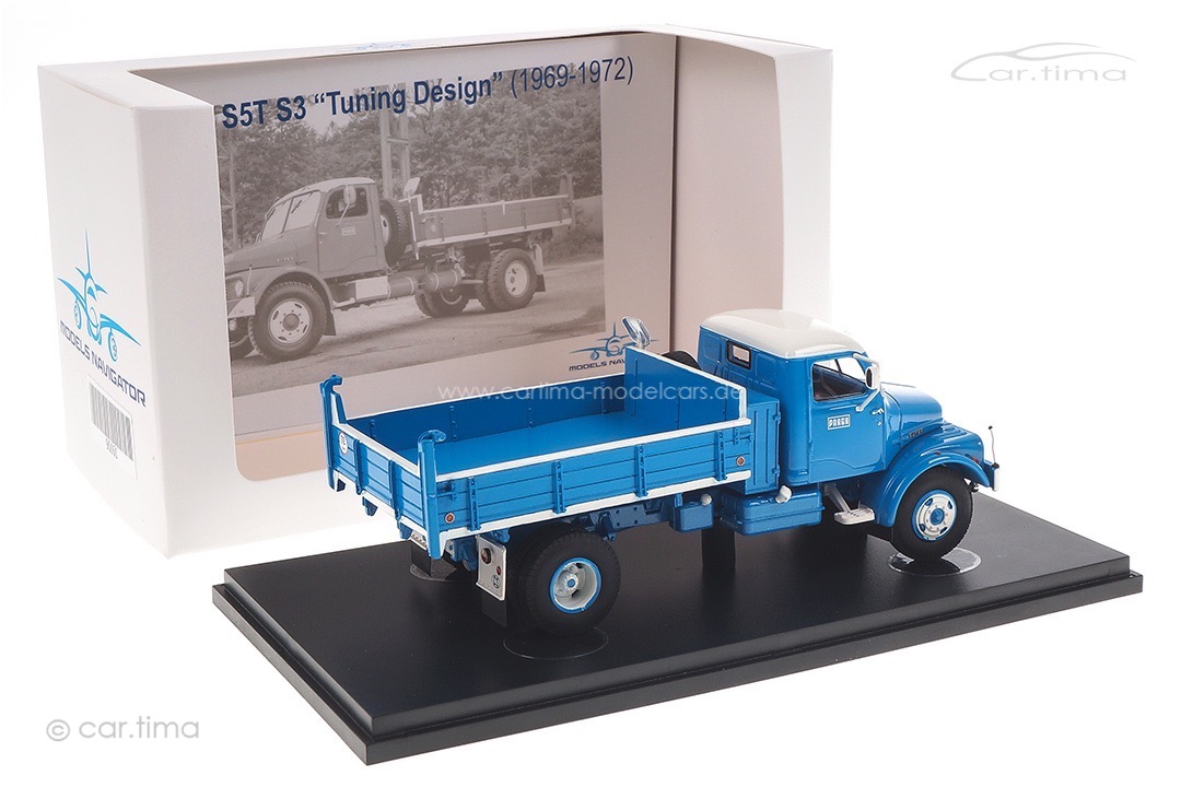 Praga S5T S3 Tuning Design blau/weiß autocult 1:43 90161 Praga S5T S3 Tuning Design blau/weiß autocult 1:43 90161