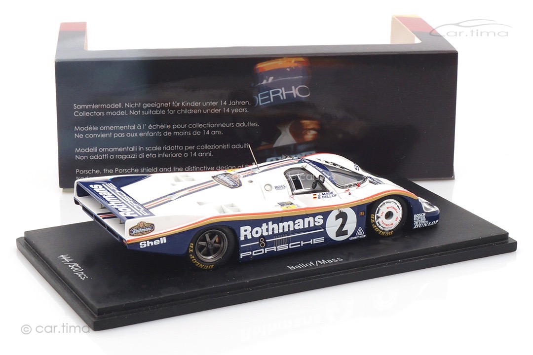 Porsche 956 24h Le Mans 1983 Bellof/Mass Spark 1:43 CA-BEL-13