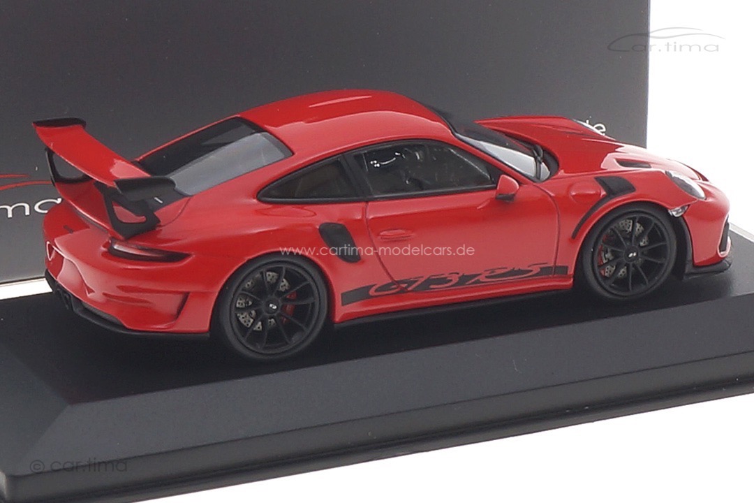 Porsche 911 (991 II) GT3 RS Indischrot/Rad schwarz matt Minichamps car.tima CUSTOMIZED 1:43 Porsche 911 (991 II) GT3 RS Indischrot/Rad schwarz matt Minichamps car.tima CUSTOMIZED 1:43