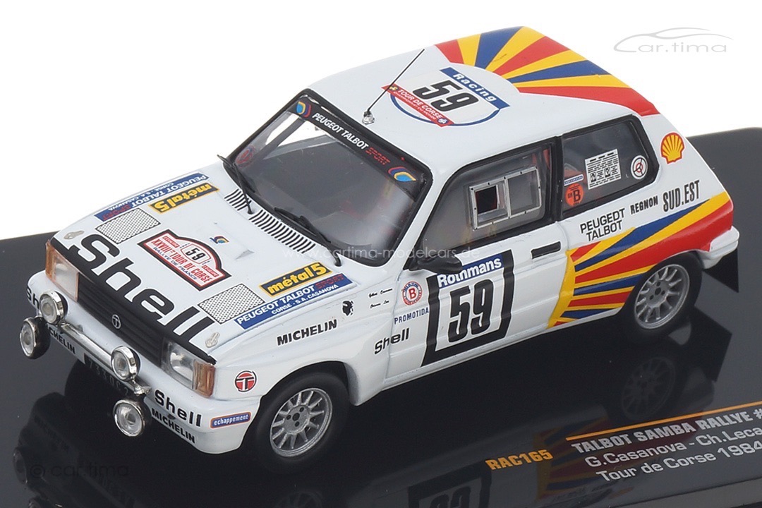 Talbot Samba Rallye Tour de Corse 1984 Casanova/Leca IXO 1:43 RAC165