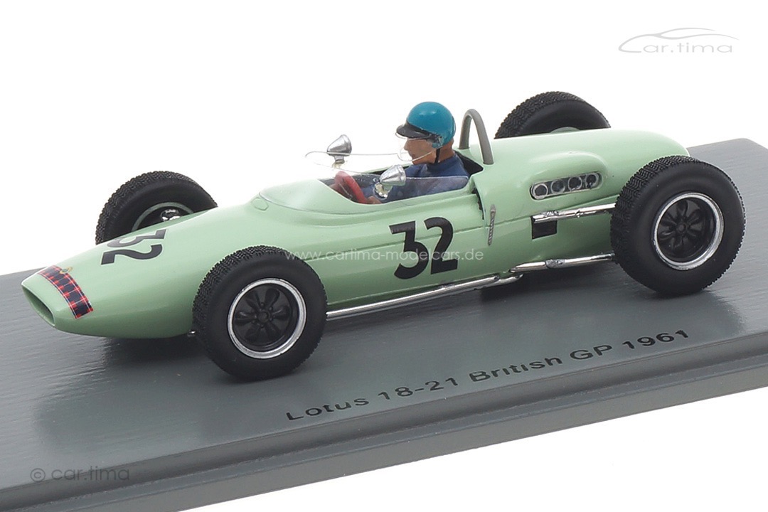 Lotus 18-21 GP Großbritannien 1961 Lucien Bianchi Spark 1:43 S7446