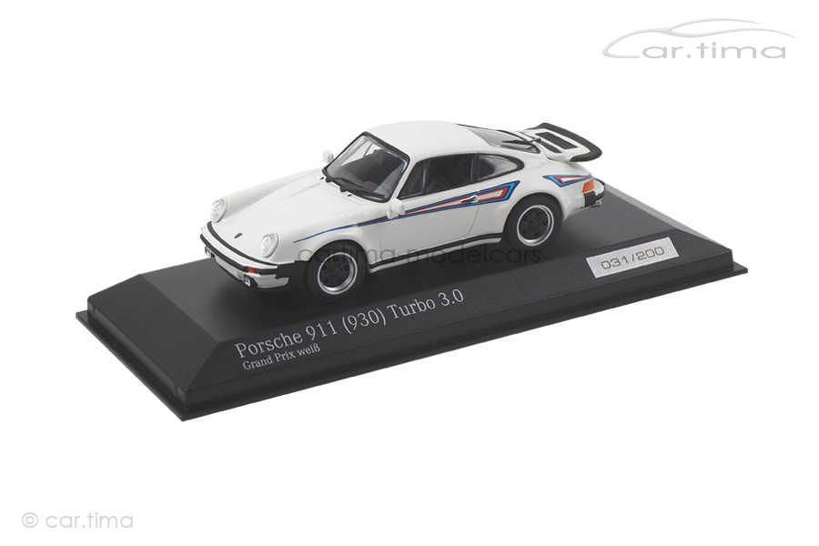 Porsche 911 (930) Turbo 3.0 Grandprix-weiß/Martini Minichamps 1:43 CA04316033