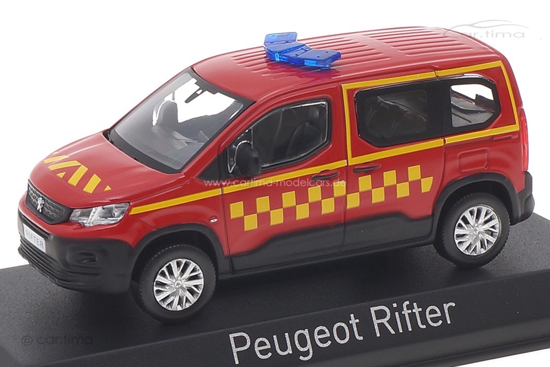 Peugeot Rifter 2019 Pompiers rot/gelb Norev 1:43 479071 Peugeot Rifter 2019 Pompiers rot/gelb Norev 1:43 479071