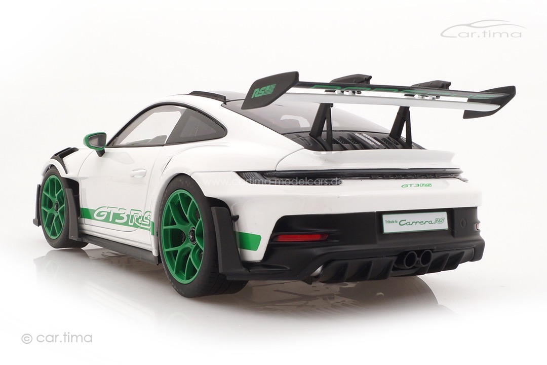 Porsche 911 (992) GT3 RS Tribute to Carrera RS Weiß/Pythongrün Norev 1:18 187372