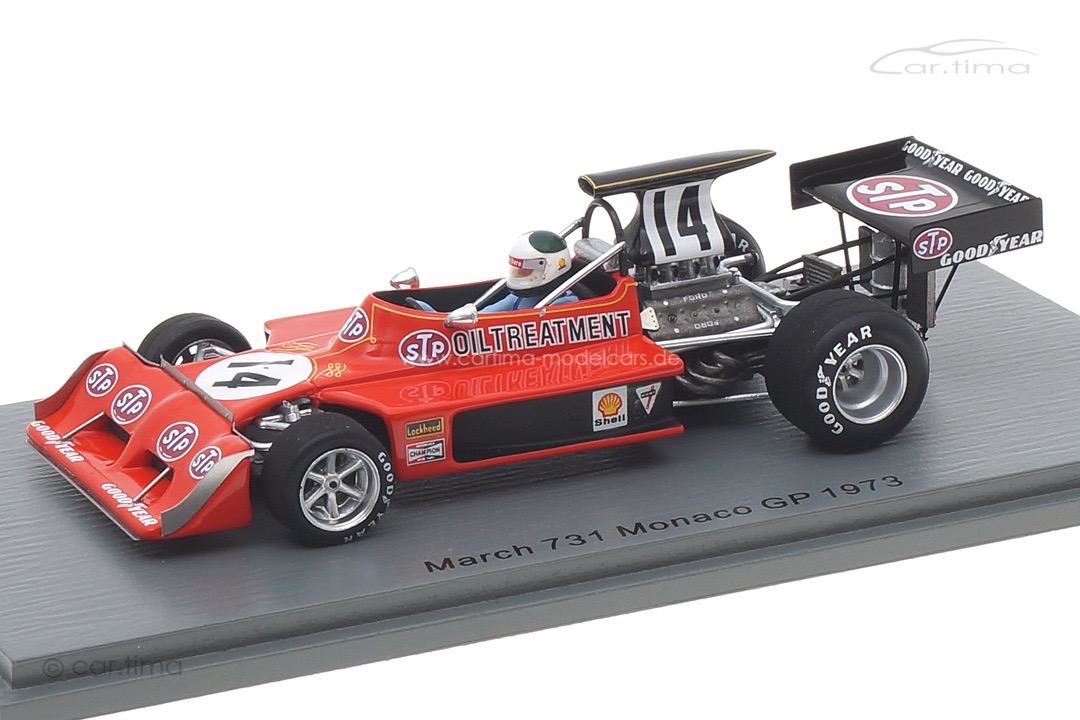 March 731 GP Monaco 1973 Jean-Pierre Jarier Spark 1:43 S7265 March 731 GP Monaco 1973 Jean-Pierre Jarier Spark 1:43 S7265