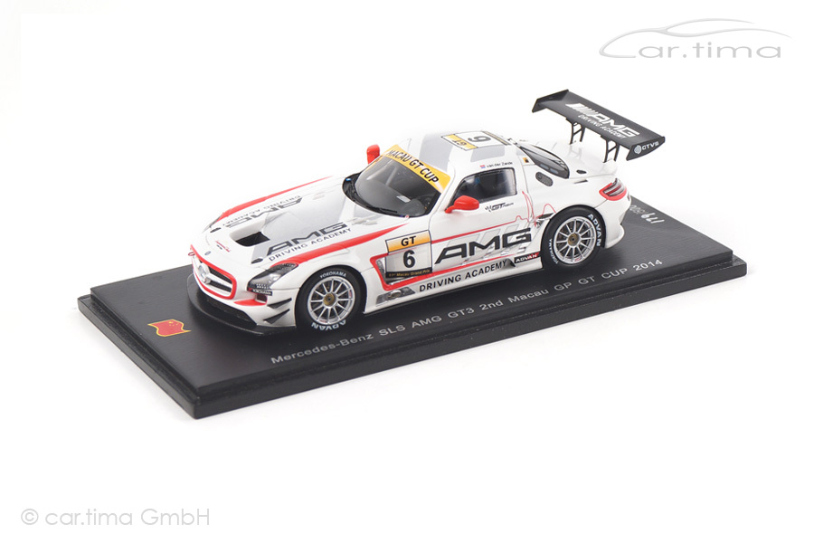 Mercedes-Benz SLS AMG GT3 Macau 2014 Renger van der Zande Spark 1:43 SA069 Mercedes-Benz SLS AMG GT3 Macau 2014 Renger van der Zande Spark 1:43 SA069