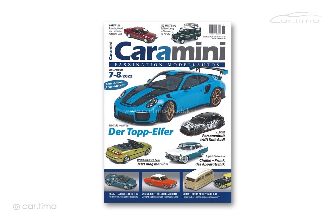 Zeitschrift/Magazine Caramini Faszination Modellautos 07-08/2022 Expromo Verlag