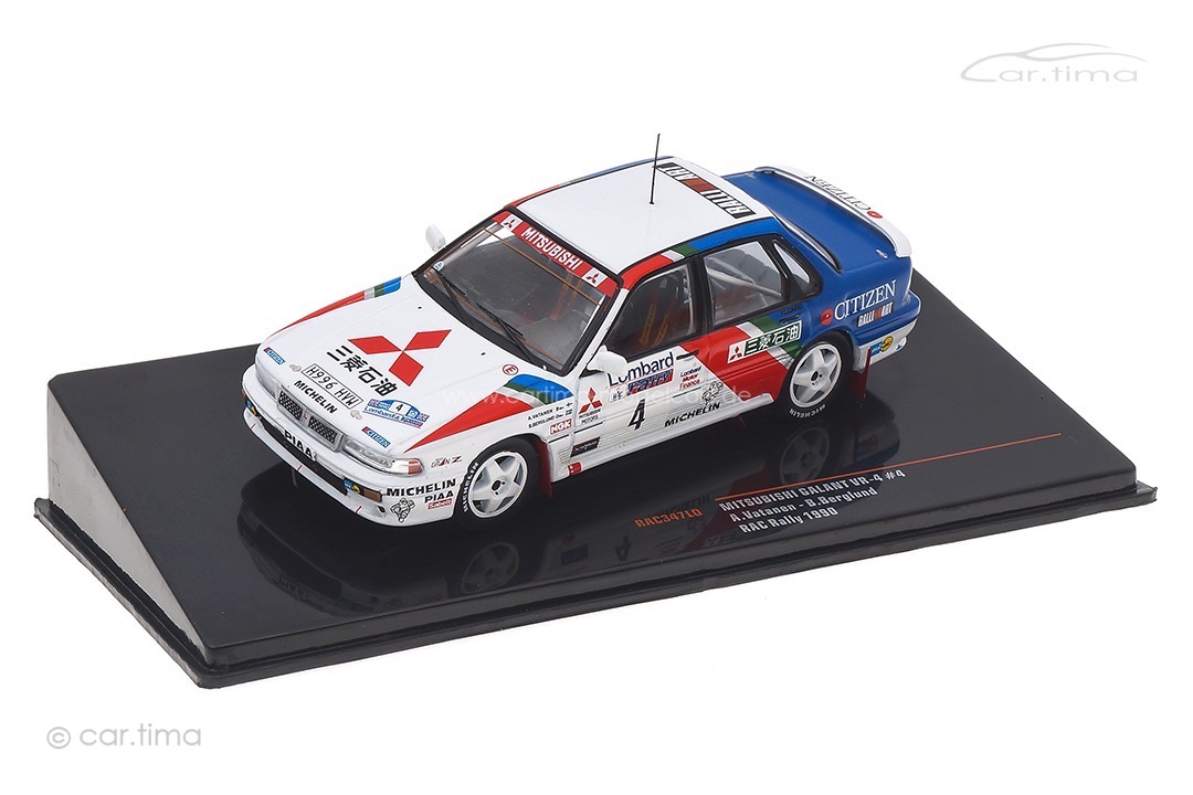 Mitsubishi Galant VR-4 RAC Rallye 1990 Vatanen/Berglund IXO 1:43 RAC347LQ Mitsubishi Galant VR-4 RAC Rallye 1990 Vatanen/Berglund IXO 1:43 RAC347LQ