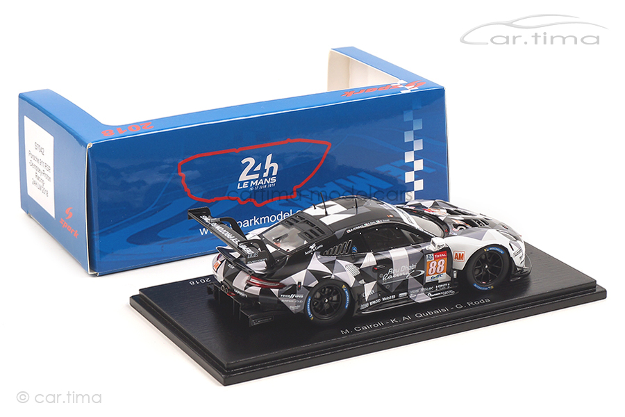 Porsche 911 RSR 24h Le Mans 2018 Al Qubaisi/Cairoli/Roda Spark 1:43 S7042