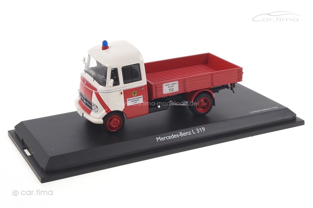 Mercedes-Benz L319 Feuerwehr Dortmund Schuco 1:43 450291600 Mercedes-Benz L319 Feuerwehr Dortmund Schuco 1:43 450291600