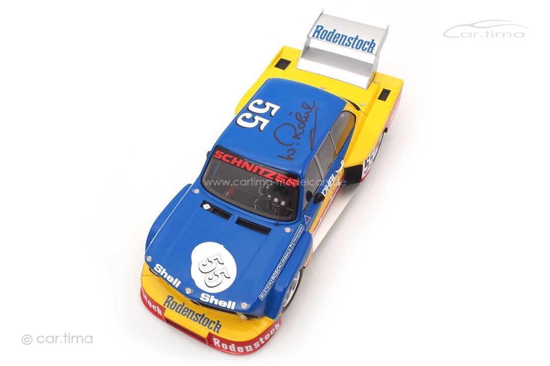 BMW 2002 Turbo Schnitzer DRM Norisring 1977 Originalsignatur Walter Röhrl Spark 1:18 CA-MAD-003-SIG