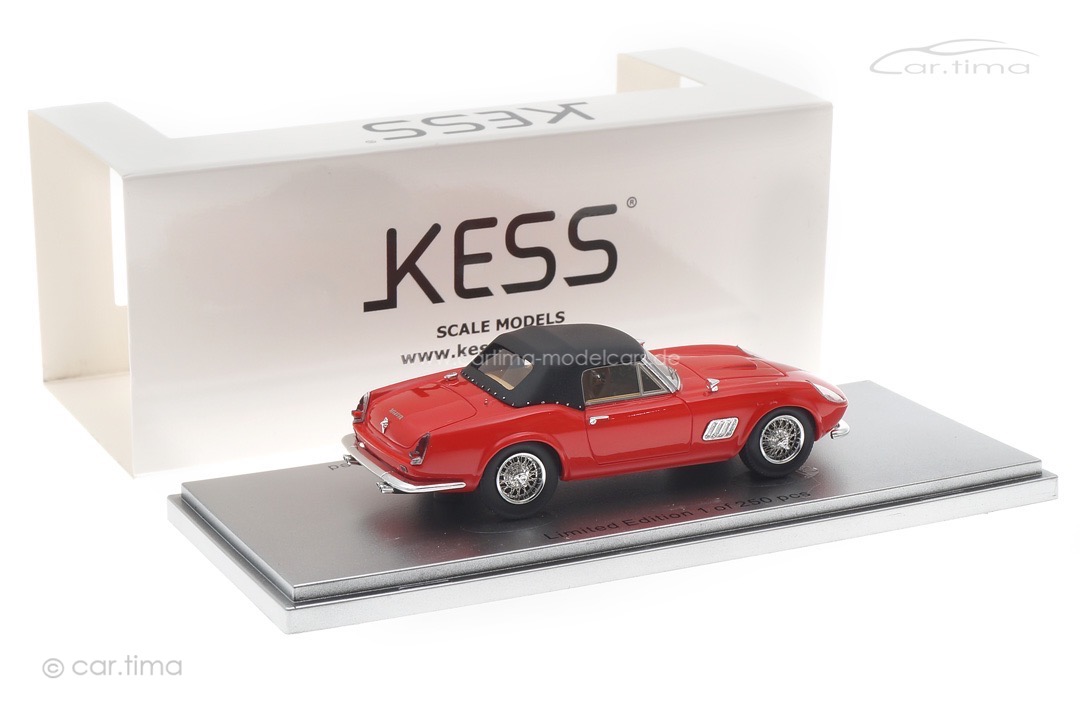Ferrari Modena 250 GT California Spyder Closed 1961 rot Kess 1:43 KE43058001 Ferrari Modena 250 GT California Spyder Closed 1961 rot Kess 1:43 KE43058001