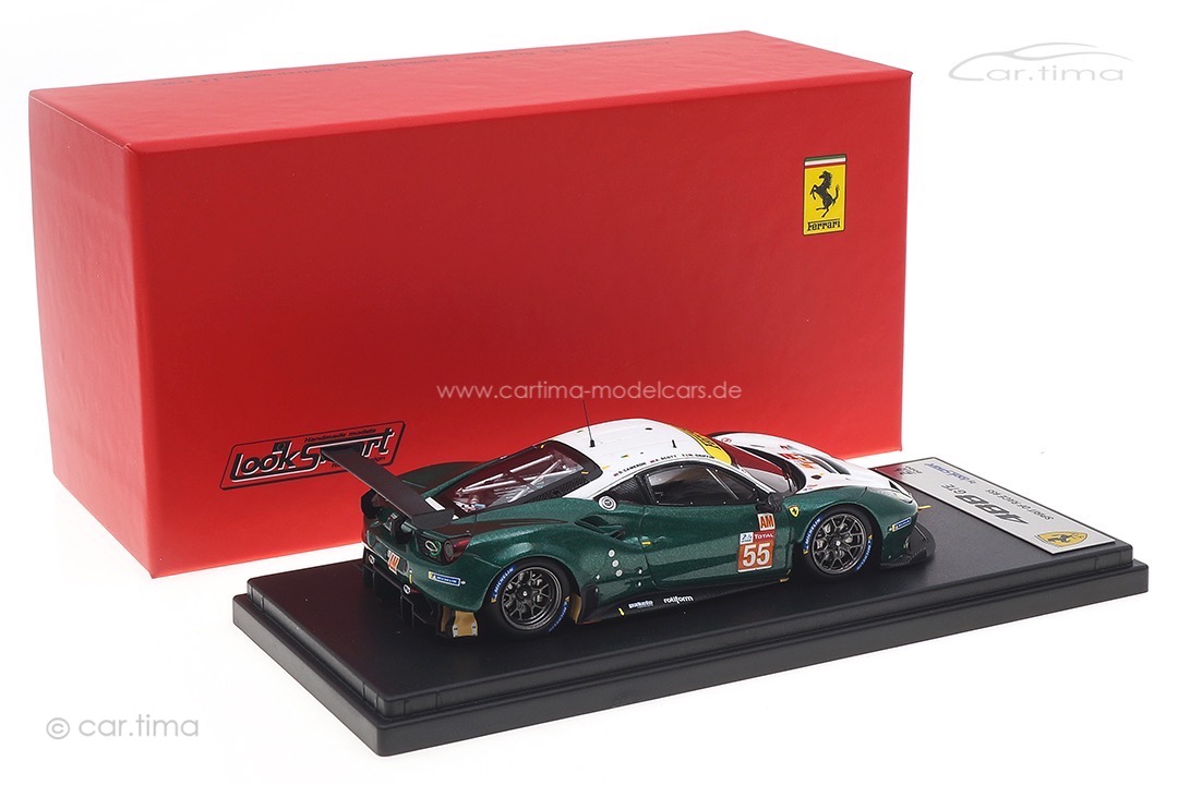 Ferrari 488 GTE Evo 24h Le Mans 2020 Cameron/Griffin/Scott Looksmart 1:43 LSLM111 Ferrari 488 GTE Evo 24h Le Mans 2020 Cameron/Griffin/Scott Looksmart 1:43 LSLM111