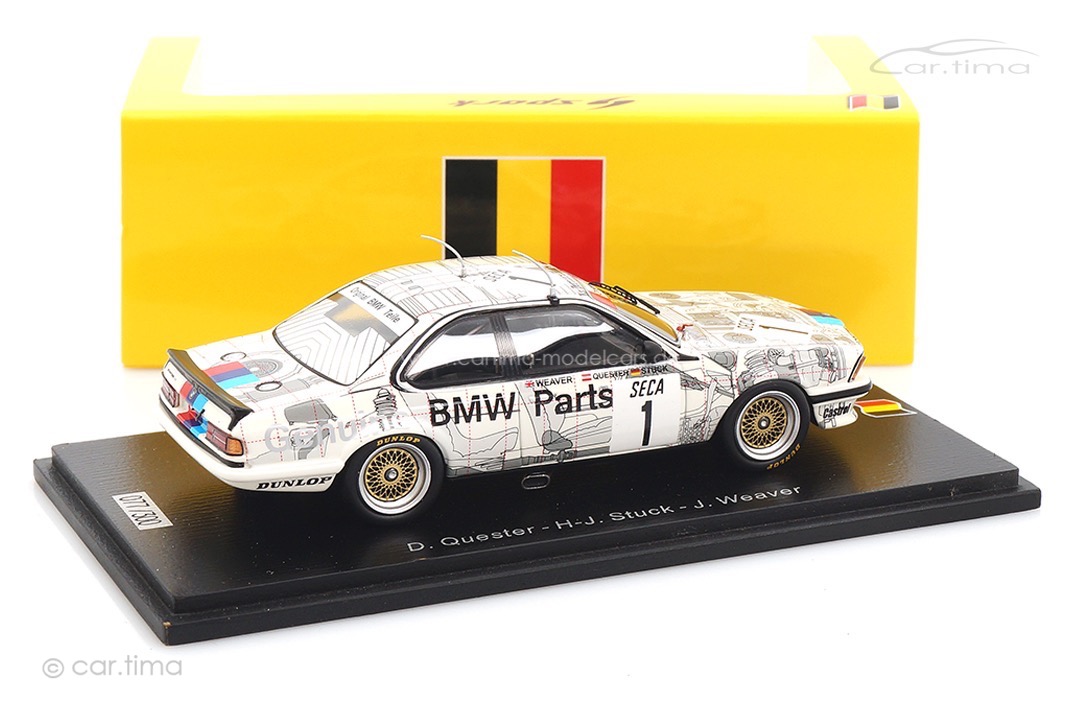 BMW 635 CSI 24h Spa 1984 Quester/Stuck/Weaver Spark 1:43 SB658