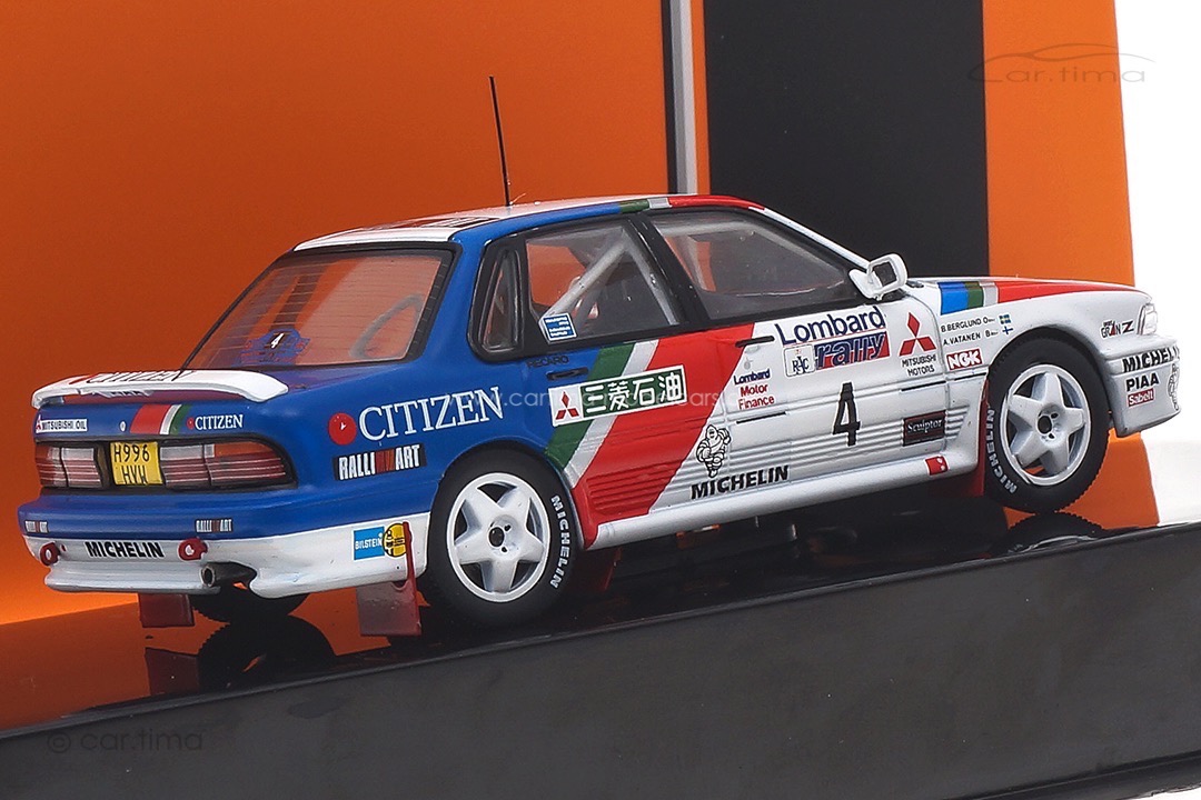 Mitsubishi Galant VR-4 RAC Rallye 1990 Vatanen/Berglund IXO 1:43 RAC347LQ Mitsubishi Galant VR-4 RAC Rallye 1990 Vatanen/Berglund IXO 1:43 RAC347LQ