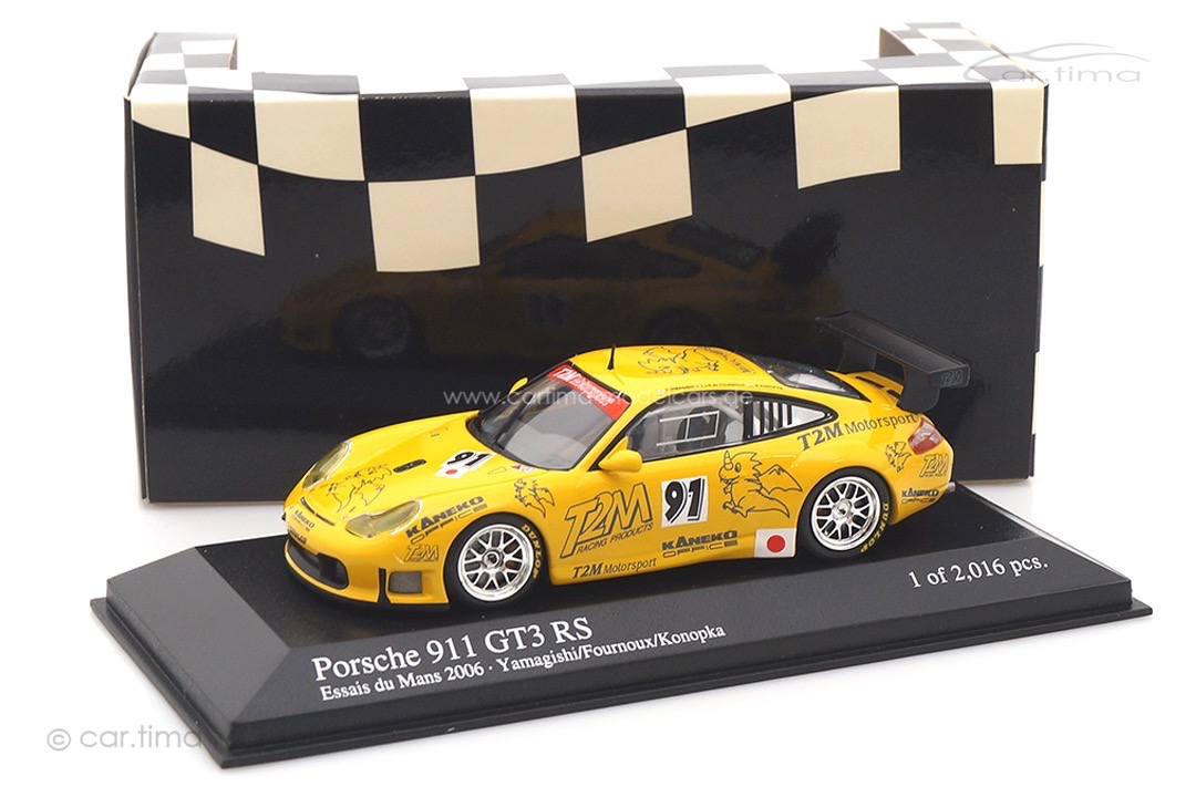 Porsche 911 (996) GT3 RS Essais du Mans 2006 Minichamps 1:43 400066981
