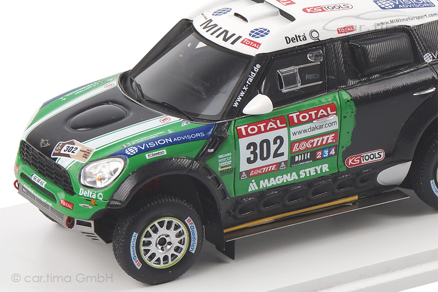 Mini Countryman All4 Racing Winner Rally Dakar 2012 Peterhansel/Cottret TSM 1:43 TSM144342 Mini Countryman All4 Racing Winner Rally Dakar 2012 Peterhansel/Cottret TSM 1:43 TSM144342