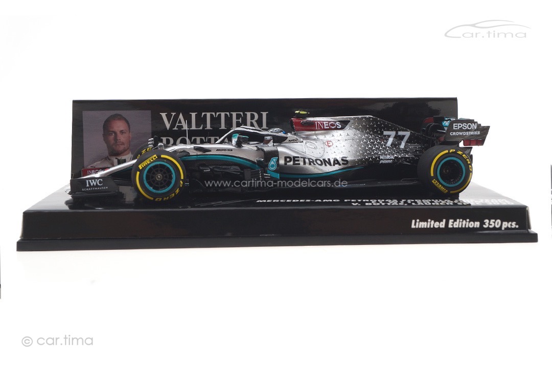 Mercedes AMG Petronas F1 W11 Launch Spec 2020 Valtteri Bottas Minichamps 1:43 410200077
