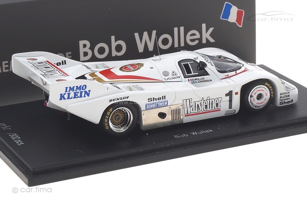 Porsche 956 Winner DRM Zolder 1983 Bob Wollek Spark car.tima EXCLUSIVE 1:43 CA-WOL-06