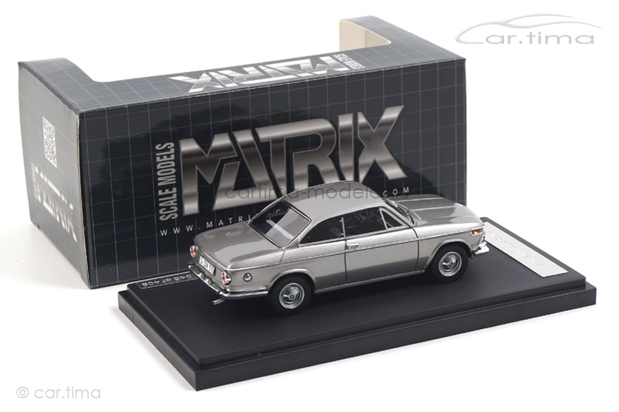 BMW 1602 Baur Coupe 1967 silber Matrix 1:43 MX30202-012 BMW 1602 Baur Coupe 1967 silber Matrix 1:43 MX30202-012