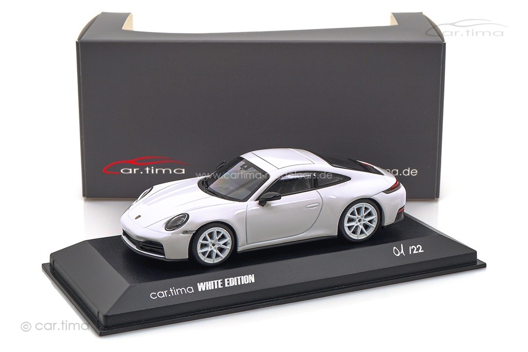 Porsche 911 (992.2) Carrera T WHITE EDITION Minichamps car.tima CUSTOMIZED 1:43 CAC04325004