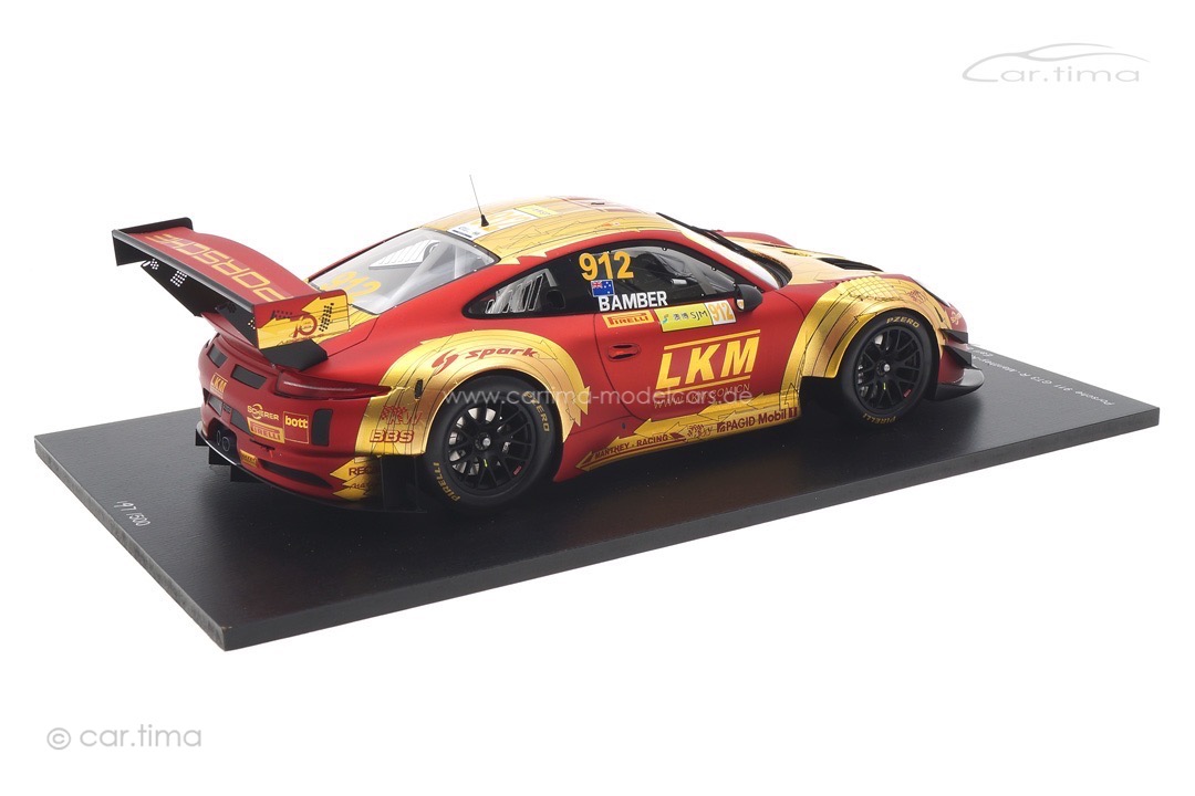 Porsche 911 GT3 R Macau 2018 Manthey Racing Earl Bamber Spark 1:18 18SA020 Porsche 911 GT3 R Macau 2018 Manthey Racing Earl Bamber Spark 1:18 18SA020