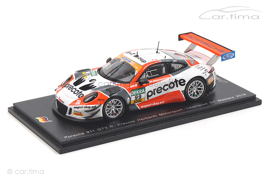 Porsche 911 GT3 R ADAC GT Masters 2018 Jaminet/Renauer Spark 1:43 SG501