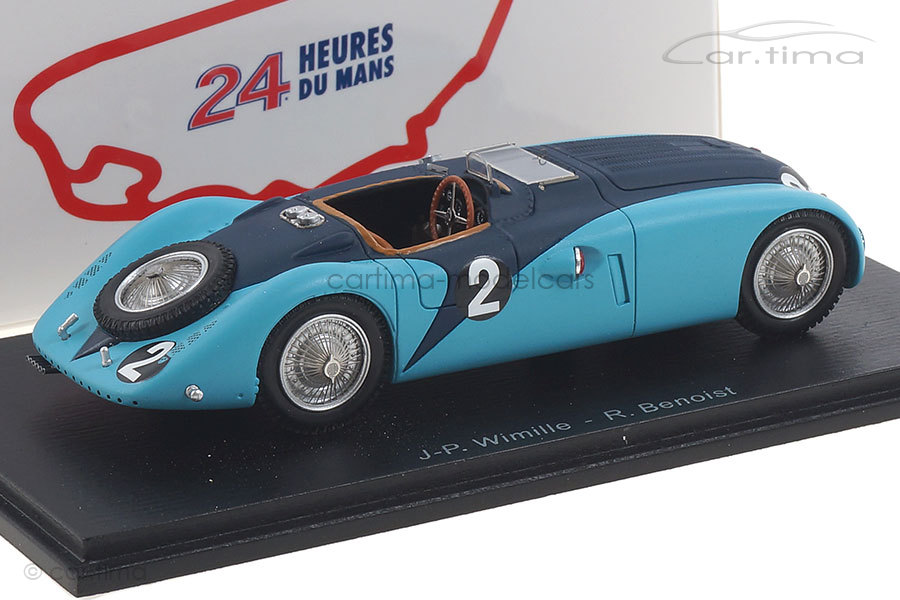 Bugatti 57 G Winner 24h Le Mans 1937 Benoist/Wimille Spark 1:43 43LM37