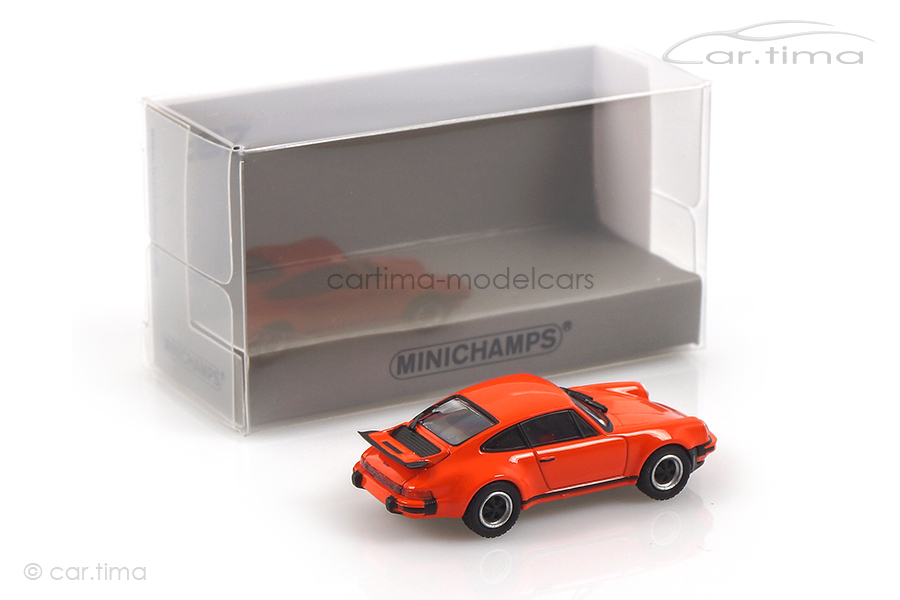 Porsche 911 (930) Turbo 3.0 1977 orange Minichamps 1:87 870066104