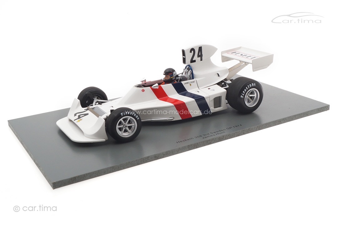 Hesketh 308 GP Schweden 1974 James Hunt Spark 1:18 18S575 Hesketh 308 GP Schweden 1974 James Hunt Spark 1:18 18S575
